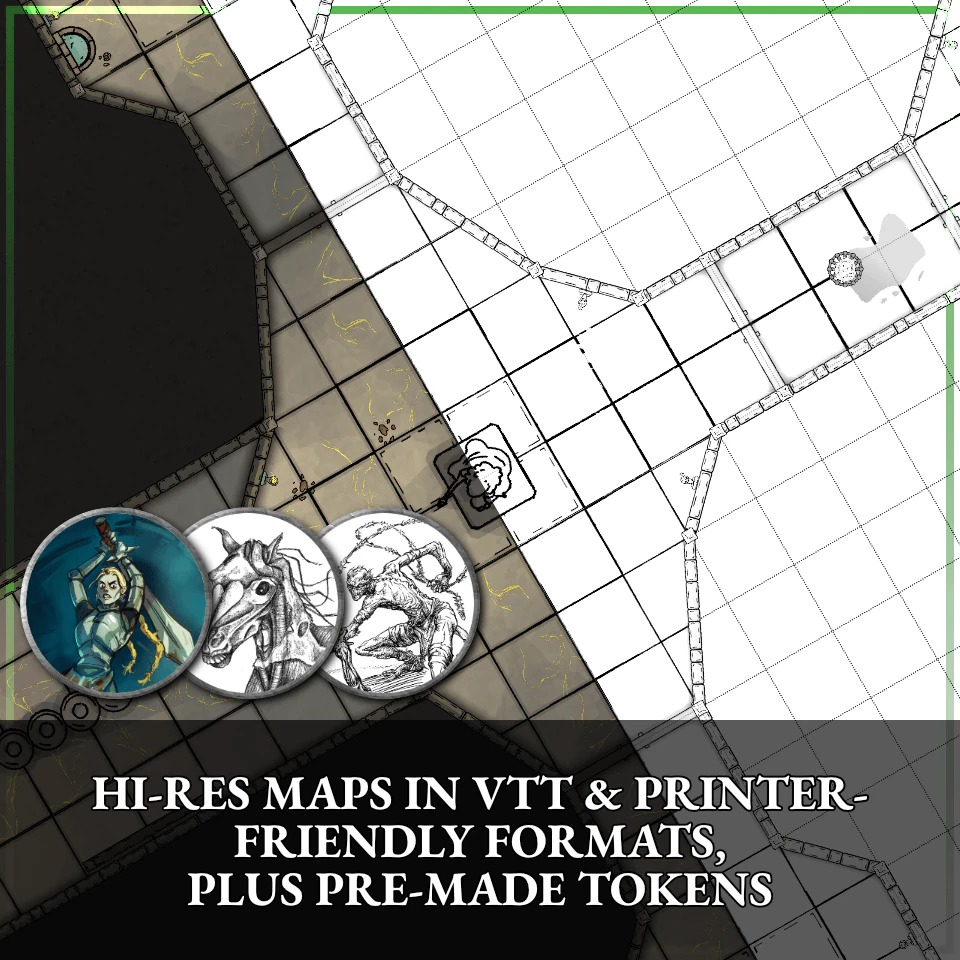 Hi-res maps in VTT & printer-friendly formats
