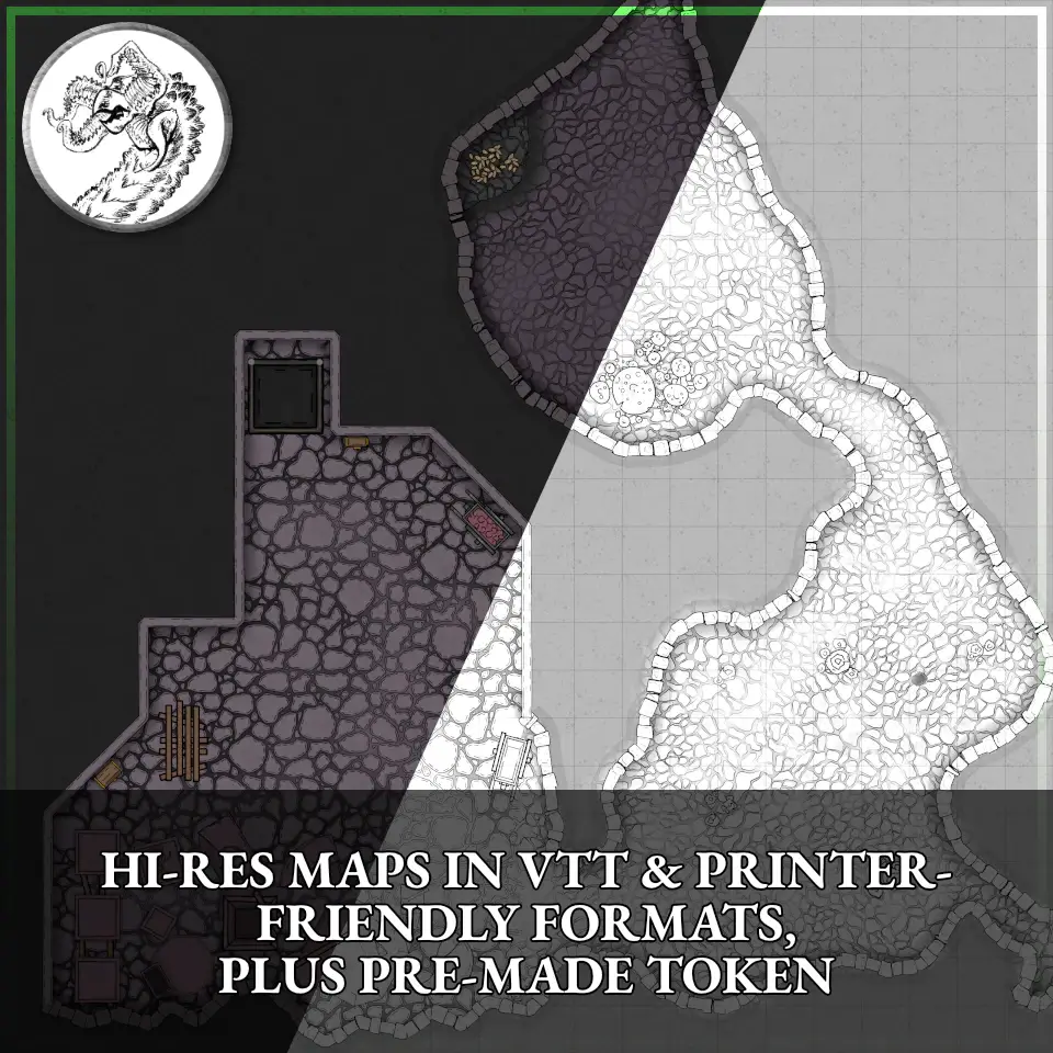 Hi-res maps in VTT & printer-friendly formats